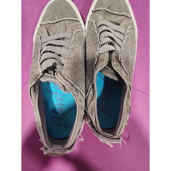 BLOWFISH MALIBU Gray Casual Active Shoes Womens Size 6.5M - Picture 5 of 10